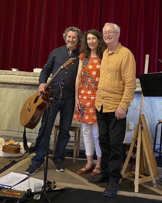 Photo trio brassens recadre&#769; facebook et site